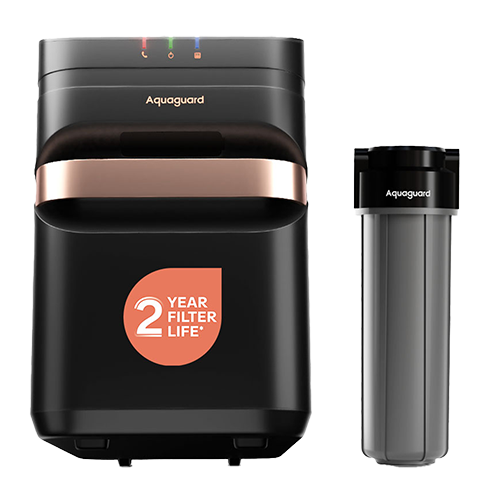 Aquaguard Designo UTC RO+UV 2X Water Purifier | 2 Year Filter Life | With Mega Sediment Filter